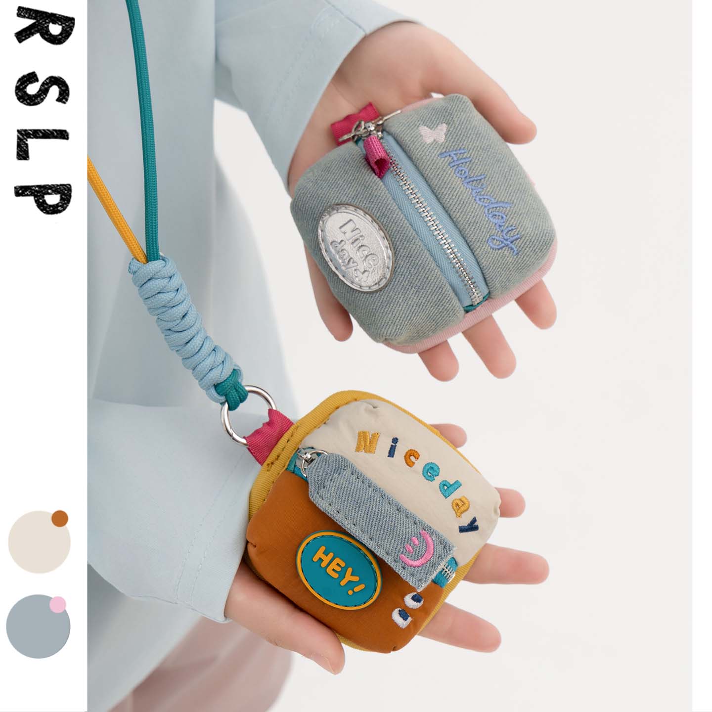 若素良品可爱迷你挂脖耳机零钱包