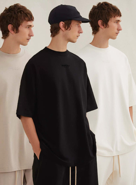 FOG宁波FEAR OF GOD复线ESSENTIALS2023FW云系列短袖T恤圆领