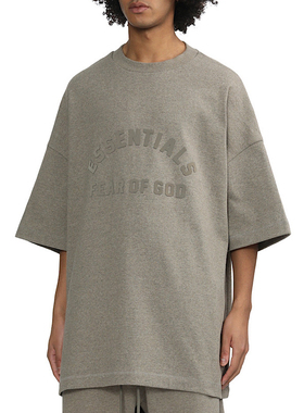 fog宁波原厂FEAR OF GOD副线Essentials2024S厚版短袖T恤男女半袖