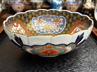 日肥其泉，昭和年制大钵，多开窗伊万里。