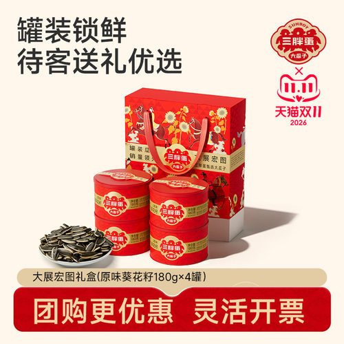 三胖蛋食品原味瓜子休闲零食