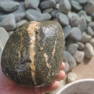正宗泰山石敢当天然不切底小原石未加工天然小石头建房奠基补缺角