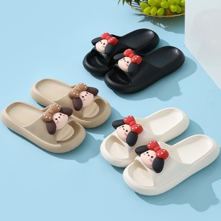 林润55新款洞洞鞋女厚底踩屎感夏季外穿可爱卡通女士户外凉拖鞋子