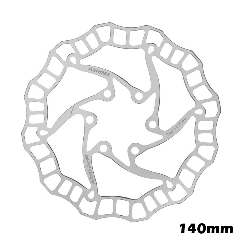 Ashima阿诗玛超轻山地车碟刹盘片六钉碟盘刹车盘片140 160 180