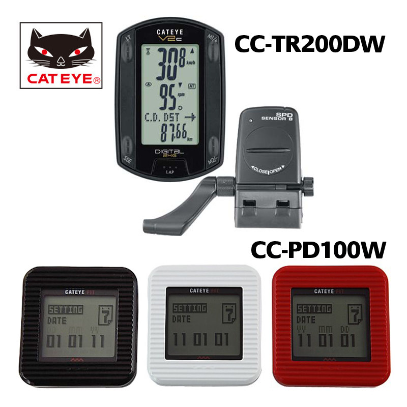 猫眼CATEYE CC-TR200DW回转速/CC-PD100W自行车公路车无线码表