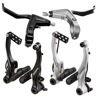 禧玛诺T4000 V刹车Shimano Alivio刹把夹器折叠车山地车平把公路