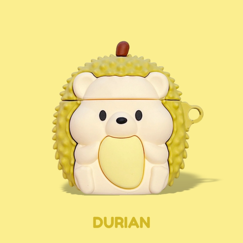 适用vivo tws4 hifi保护套3e 3i榴莲iqootwsair刺猬vivotwsair2可爱a3无线蓝牙耳机壳2e硅胶a1 pro防摔1e 1i