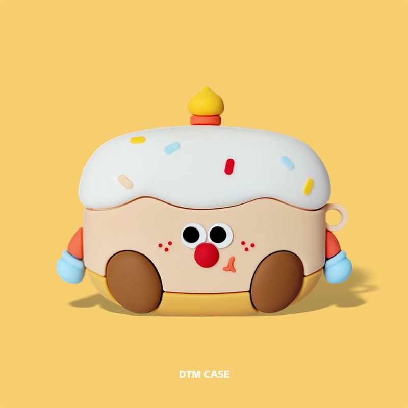 适用vivo tws4保护套iqootwsair小蛋糕3e可爱air2网红vivotwsair面包a3蓝牙耳机壳2e硅胶a1 pro防摔1e 1i