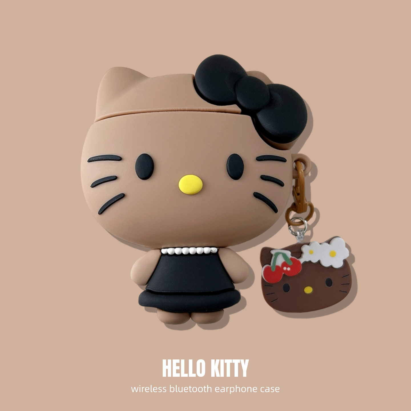 适用vivo tws5 hifi保护套iqootwsair3黑皮kitty猫a4可爱vivotwsair3pro防尘塞3e 3i蓝牙耳机壳air3硅胶1e 1i