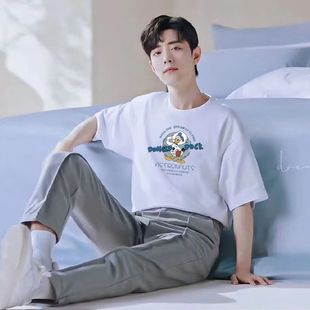 男女韩版 T恤肖战粉丝应援服夏季 周边t恤 衣服短袖 潮肖战唐老鸭同款