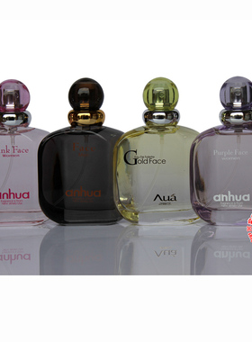 anhua 贝珠香面子香水粉色紫色金色烟草味男士女士留香金面子50ml