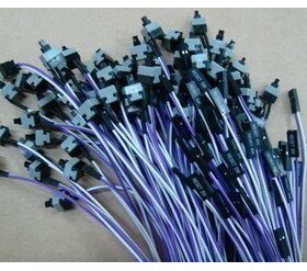 特价全新主机开关电脑开关线重启线机箱开机线RESET线电源线POWER