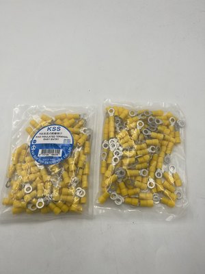 台湾凯士士KSS  凯士士 R型易进式绝缘端子 ERF5.5-5 100pcs