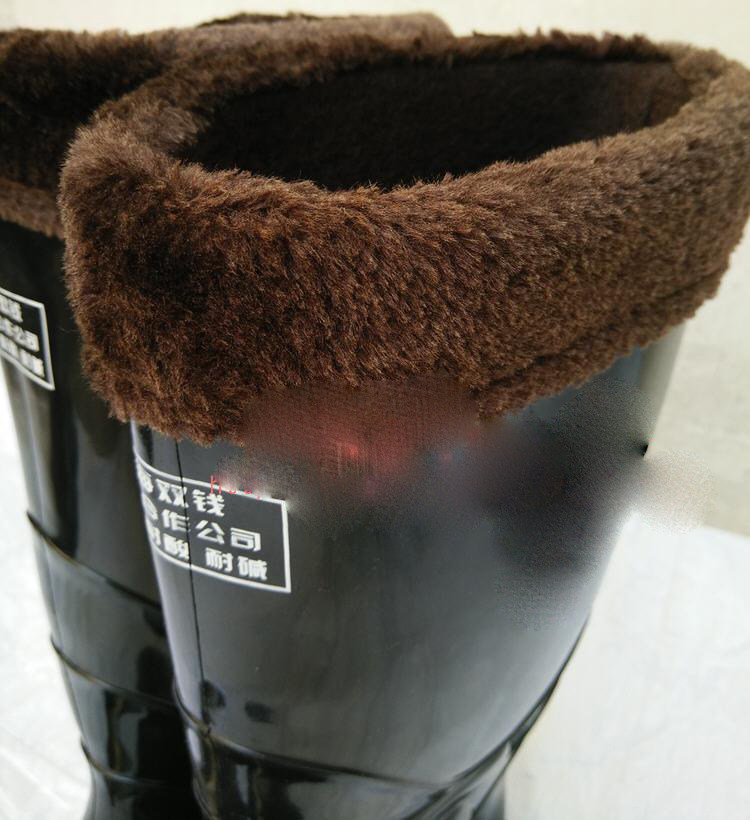GENUINE SHANGHAI DOUBLE MONEY RAIN BOOTS MENS AND WOMENS MEDIUM AND HIGH ANTI-SLIP WATER SHOES RUBBER SHOES ACID AND ALKALI RESISTANCE LABOR PROTECTION RAIN BOOTS FISHING SHOES