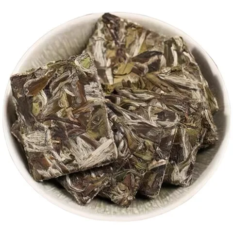 饼干茶高山日晒500g福鼎小方片白牡丹毫香茶叶白茶散茶花香王
