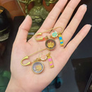 可拆卸佩戴 佩戴 吊坠 象神别针 泰国特色工艺品2026年新款