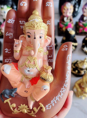 阿赞力矿象神摆件JM501