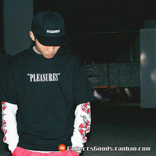 现货 Pleasures POWER LOGO HAT logo刺绣平沿帽帽子两色