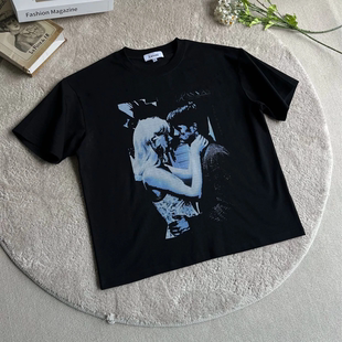 Velvet」两周年限定款 「Blue 索罗娜印花t恤 小领口凉感防嗮