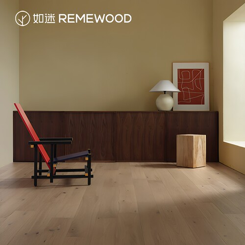 REMEWOOD橡木原木色多层复合地板