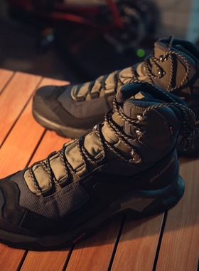 代购Salomon Quest Element GTX萨洛蒙防水缓震防滑户外登山鞋徒