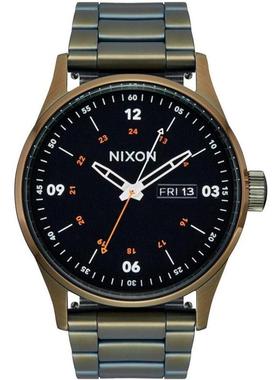 代购Nixon男士腕表日期星期计时日历金属钢带防水夜光商务休闲