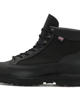 代购Danner男士登山鞋防水透湿GORE-TEX防滑黑色高帮系带