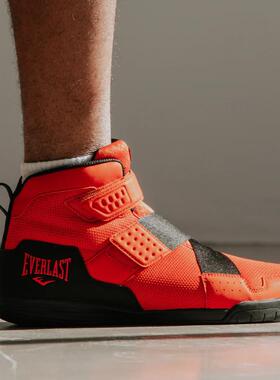代购EVERLAST男士拳击鞋 POWERLOCK X-TRAINER比赛训练运动鞋抓地