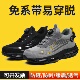 旋钮免系带懒人工地工作鞋 夏透气钢包头防砸防刺穿新款 男款 劳保鞋