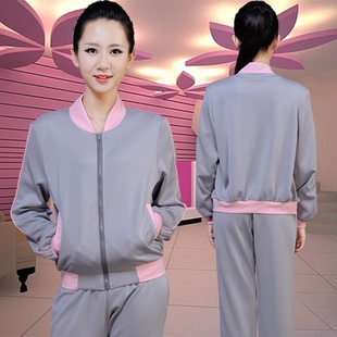 克丽缇娜美容院美容师顾问服春秋外套养生化妆品前台工作服店长服