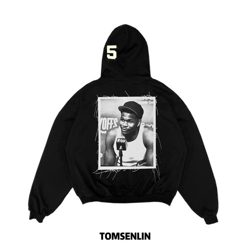 tomsenlin抽丝贴布系列-安东尼爱德华兹REMAKE贴布长短袖卫衣