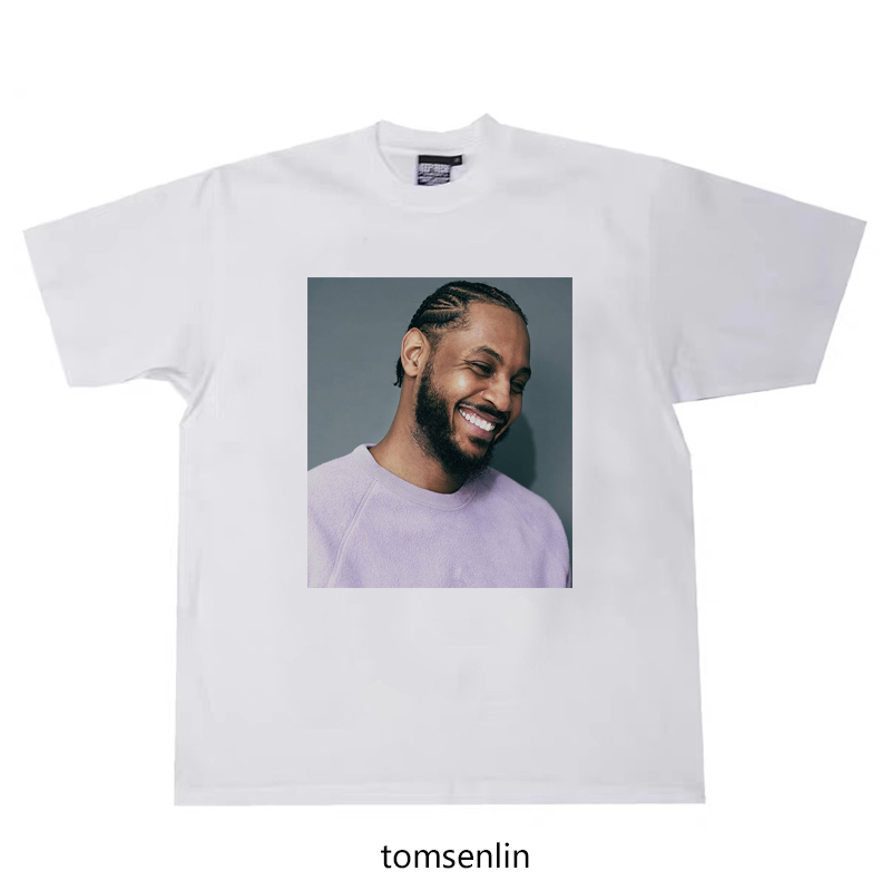 tomsenlin原创卡梅隆安东尼甜瓜INS风PHOTOT恤短袖复古嘻哈版型