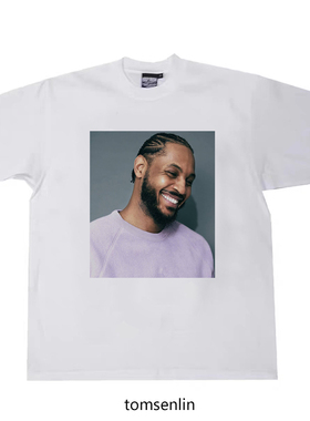 tomsenlin原创卡梅隆安东尼甜瓜INS风PHOTOT恤短袖复古嘻哈版型