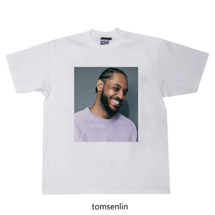 tomsenlin原创卡梅隆安东尼甜瓜INS风PHOTOT恤短袖复古嘻哈版型