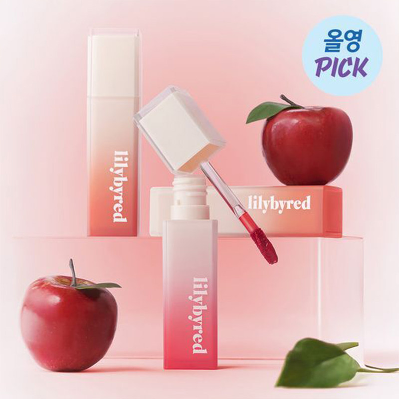 韩国直邮lilybyred新款限量唇彩爱心双色腮红十色眼影提升气色