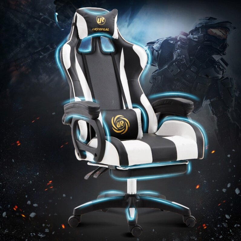 Internet Bar Office chair Waist protection human body Engineering massage blue game Players latex Electronic competition game chair Desktopin the Residential furniture , Class Seats , Chairs , Computer Chair  category - from Buy2taobao.com to provide professional Taobao agent buy service