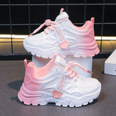 男童轻便老爹鞋 儿童时尚 软底小白鞋 2025春秋新款 女童休闲运动鞋 潮