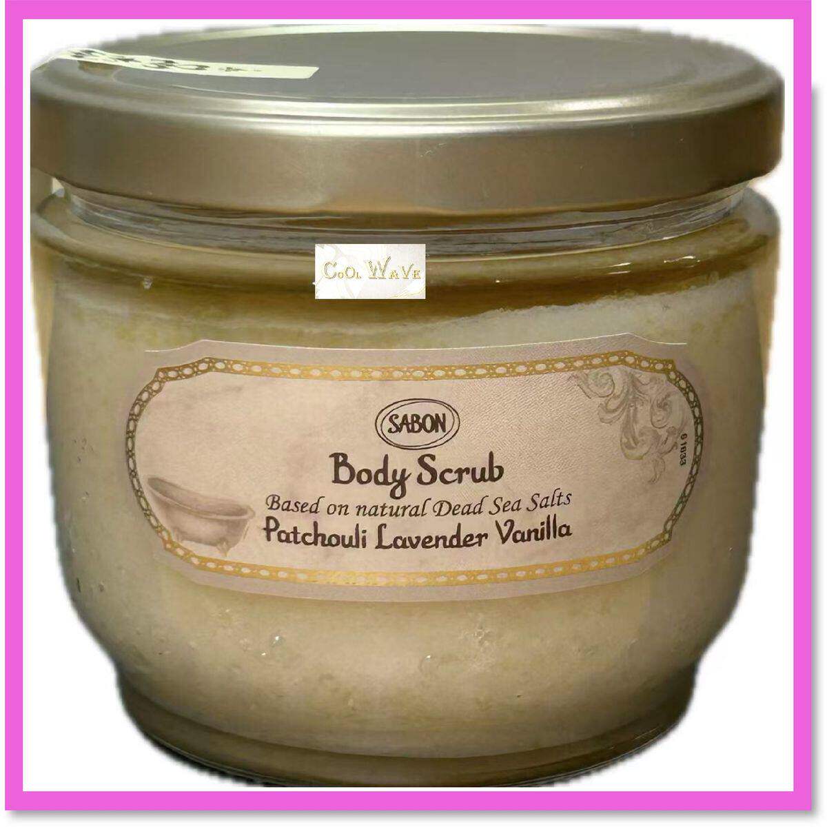 进口SABON 广藿香薰衣草香草身体磨砂600g海盐磨砂膏去死皮天然版