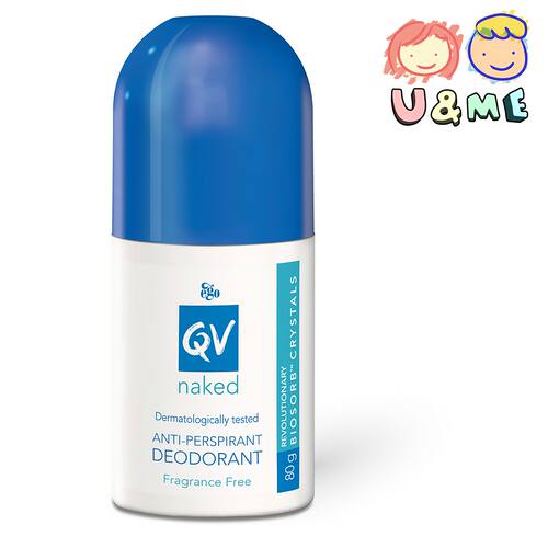 Ego Qv 无香料低敏滚珠止汗剂80g无刺激去味滚筒无痕版止汗露