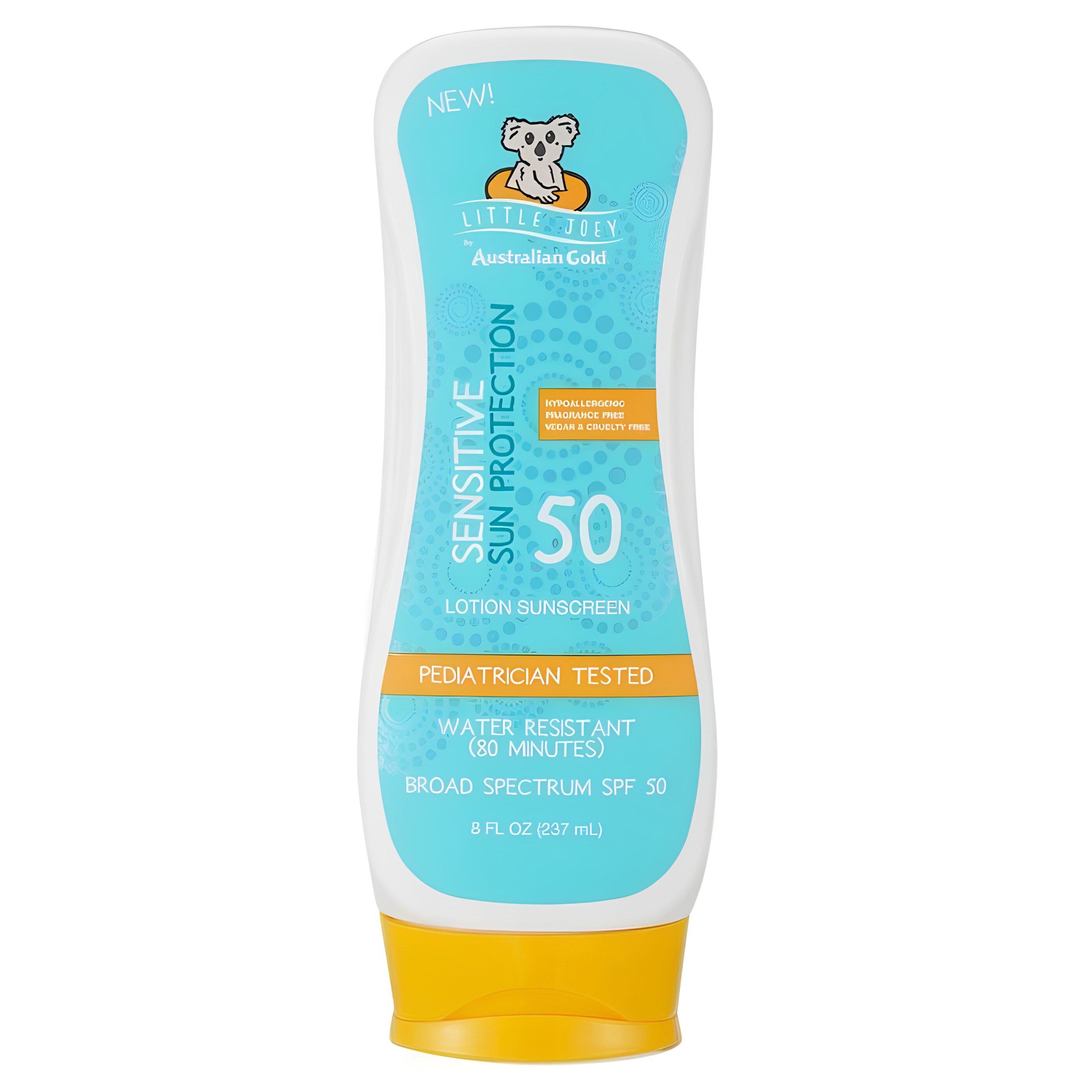 Australian Gold 香港进口小乔伊敏感肌温和乳液防晒霜237mlSPF50