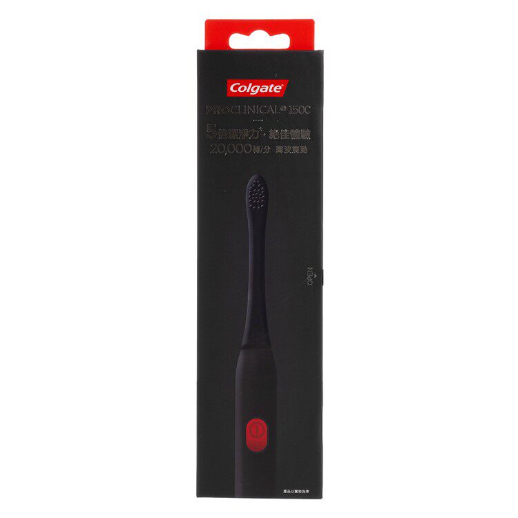 高露洁牙膏 Pro Clinical B150黑炭声波电动牙刷 去除表面牙渍 PC