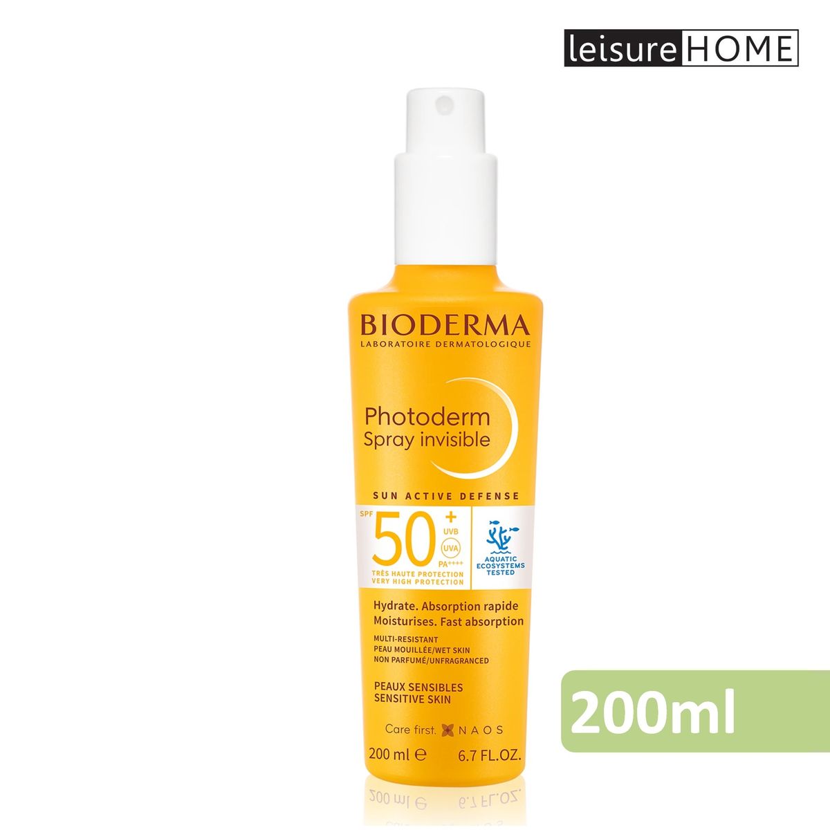 Bioderma贝德玛 高效清爽防敏敏感肌防晒喷雾SPF50+PA++++200毫升