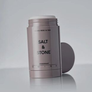 SALT & STONE 黑玫瑰与乌木天然体香剂75g强效任何肤质止汗膏持久