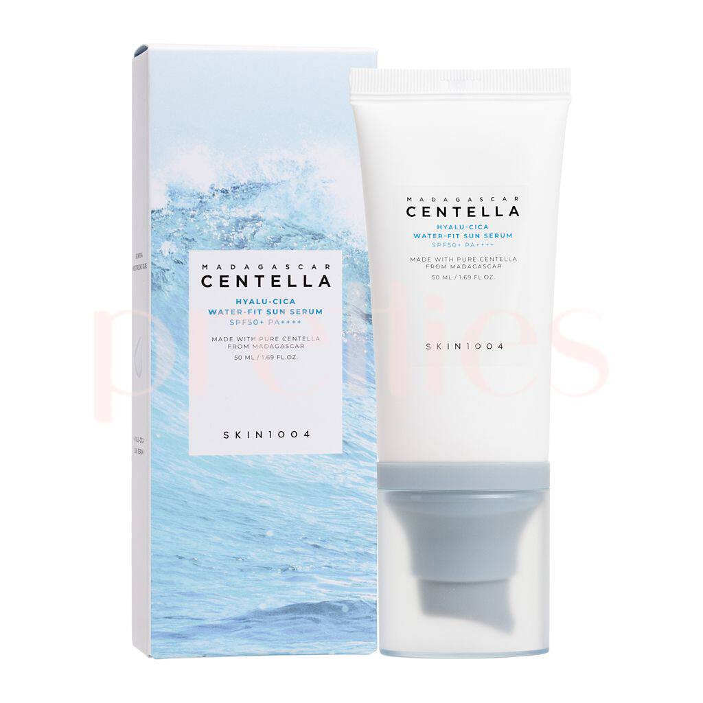 Skin1004积雪草玻尿酸水凝防晒精华SPF50+PA++++50ml含积雪草萃取