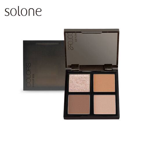 Solone 专属订制特调4色眼彩盘灿耀光点系列05花艺彩光细腻好晕染