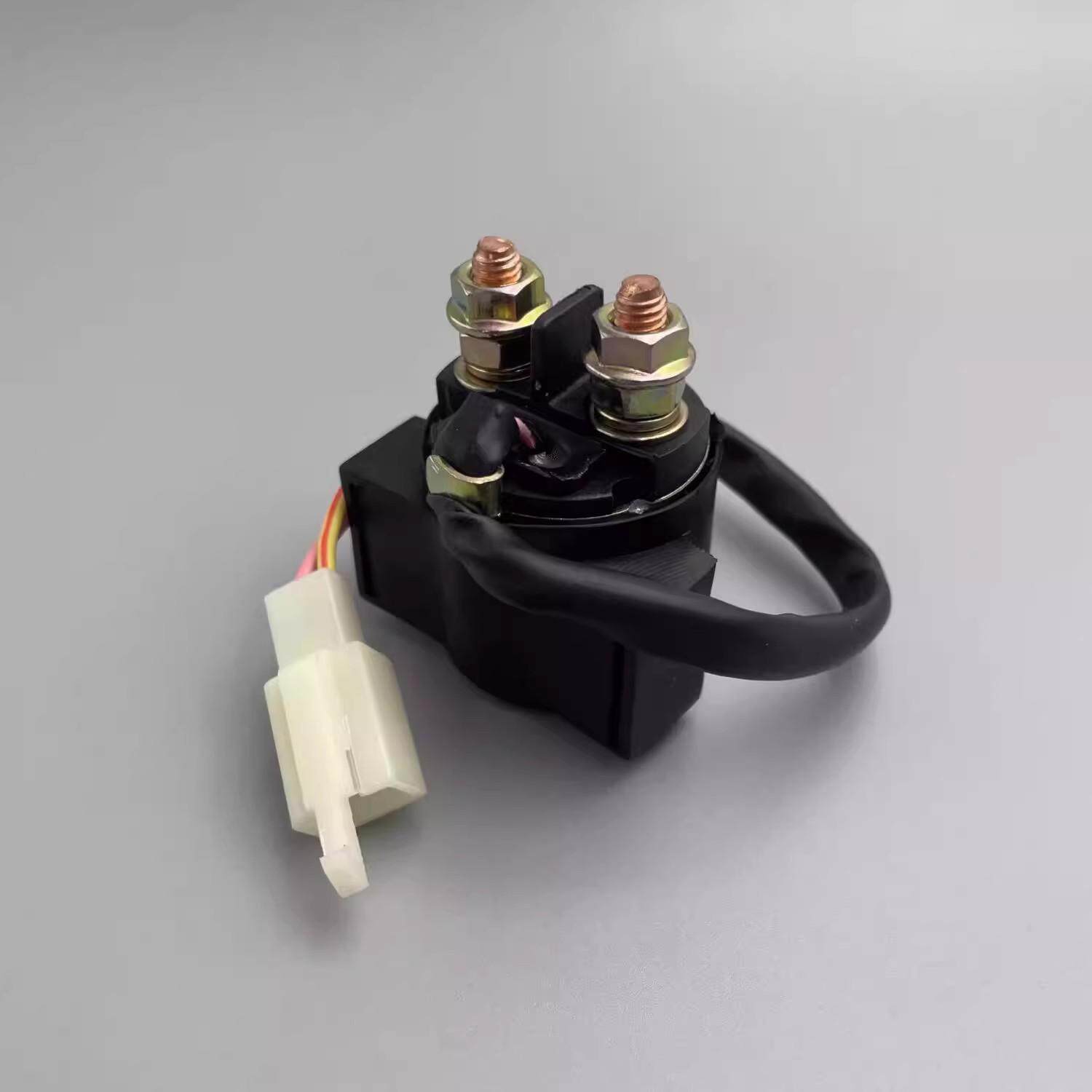 适用 金城摩托车JC200T圣甲虫草蜢意塔杰特AD1200起动继电器磁吸