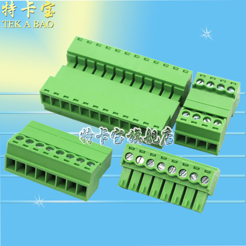 免焊对接式接线端子 2EDGRK 3.81MM公母对插式 2P 3P4P5P6P8P10P_虎窝淘