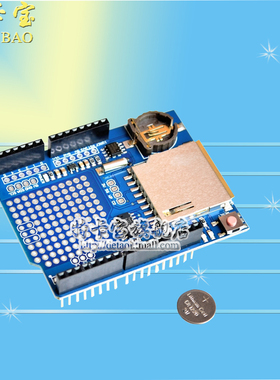 XD-204 数据记录器 Data Logging shield 蓝色