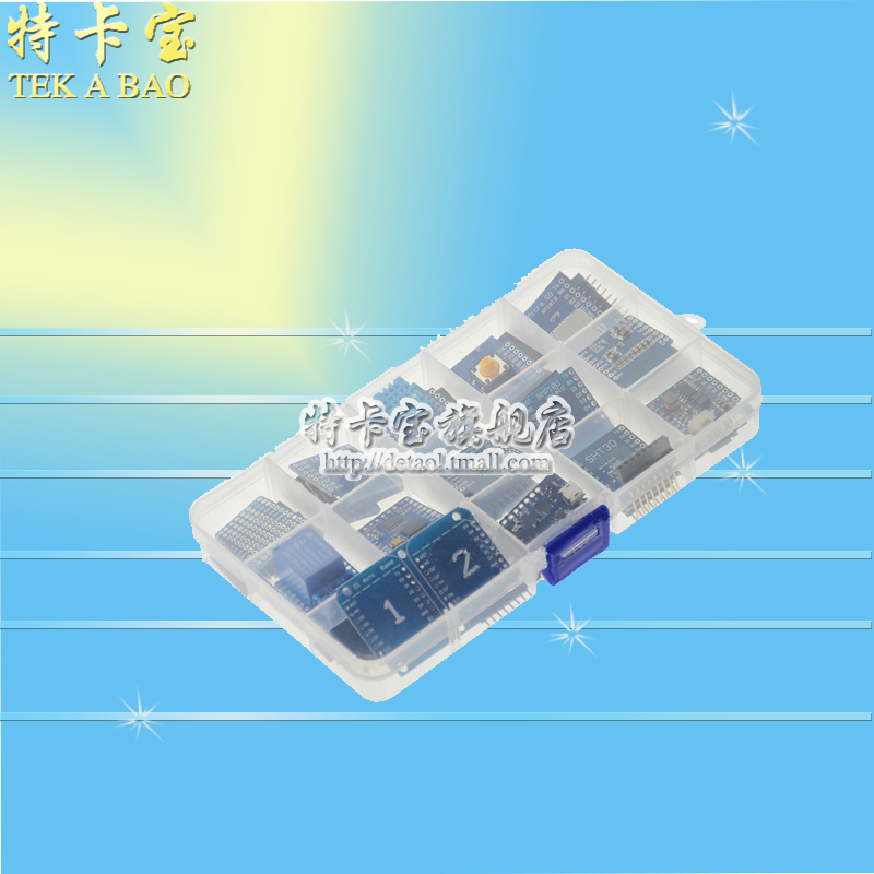 mini D1 PRO wifi ESP8266开发板15件学习套件 兼容 NodeMcu Lua