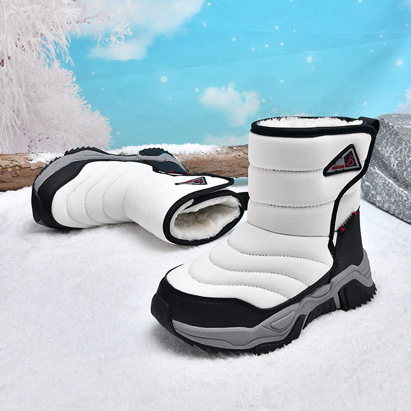 儿童雪地靴冬季加绒加厚保暖防滑